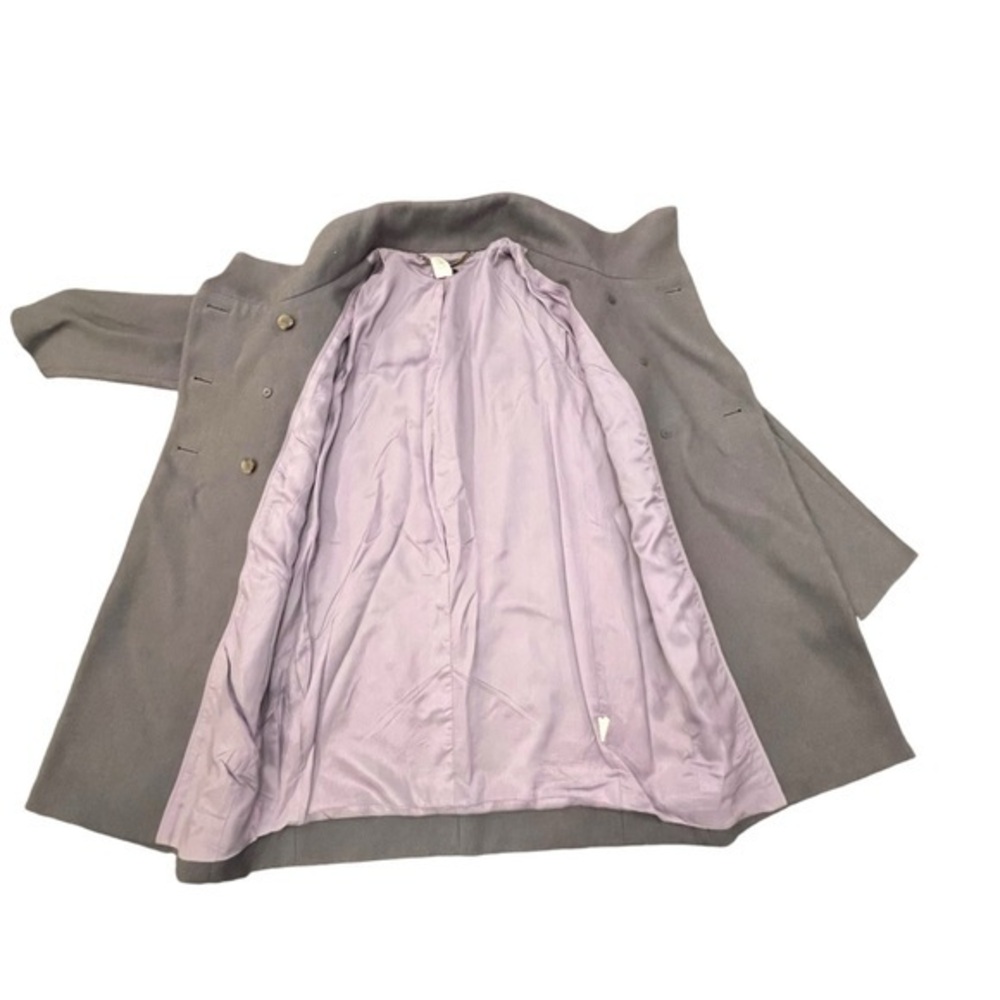 J Crew Jacket Peacoat Women’s Double Breasted Wool Coat Classic Gray Preppy Sz 2 - Picture 11 of 14